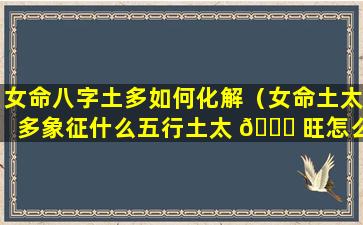 女命八字土多如何化解（女命土太多象征什么五行土太 🐝 旺怎么化解）